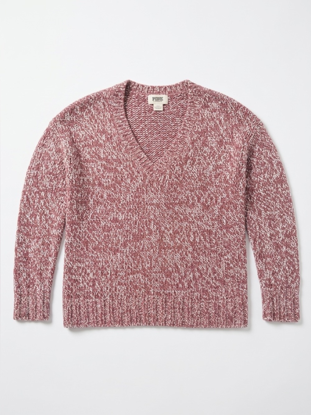 PINK Victoria's Secret Marled V-Neck Sweater in Rose